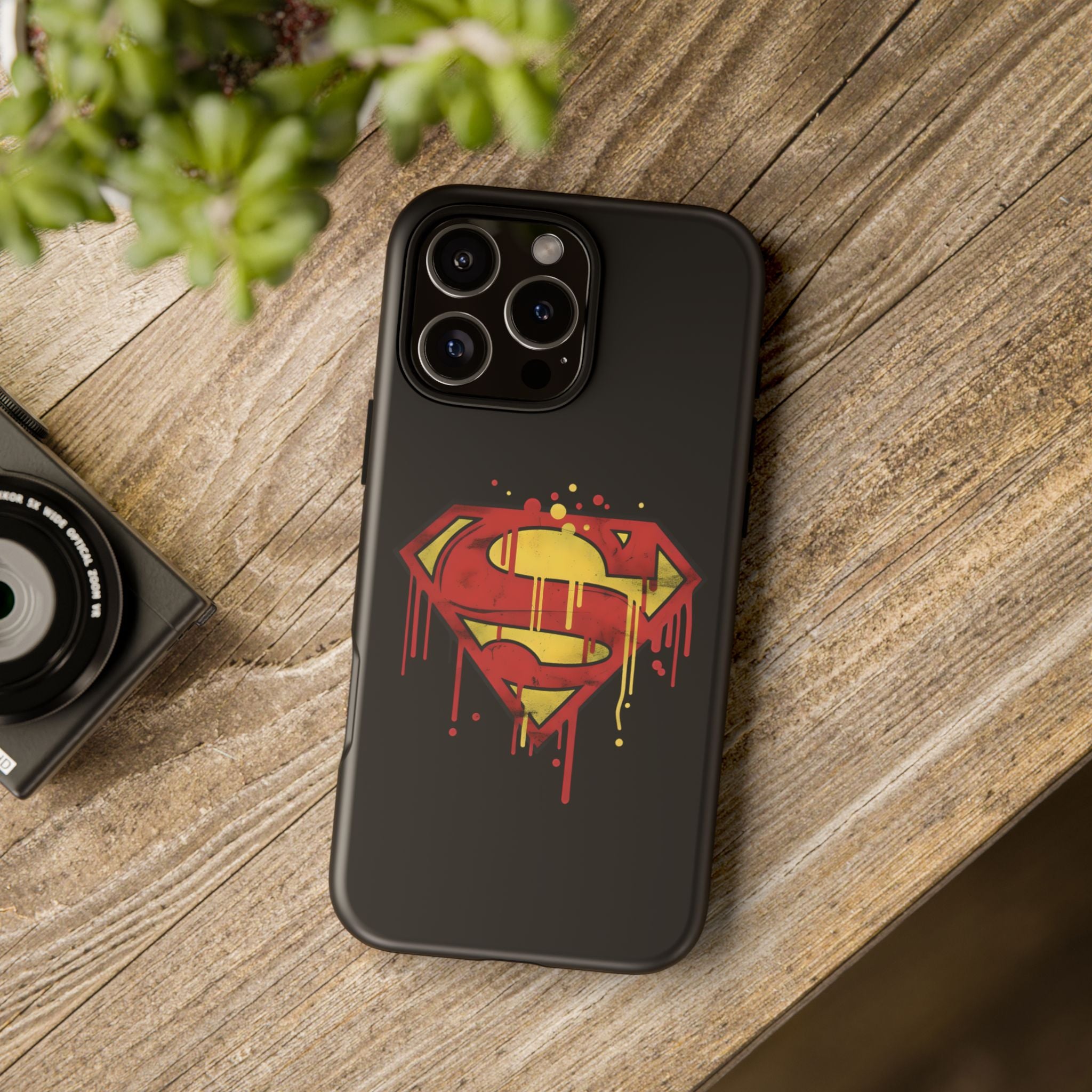 Superman Graphiti Hard iPhone Case