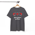 Batman & Robin 1997 Red Bat Emblem T‑Shirt - Batfamily shirt - George Clooney 90s Batman movie shirt