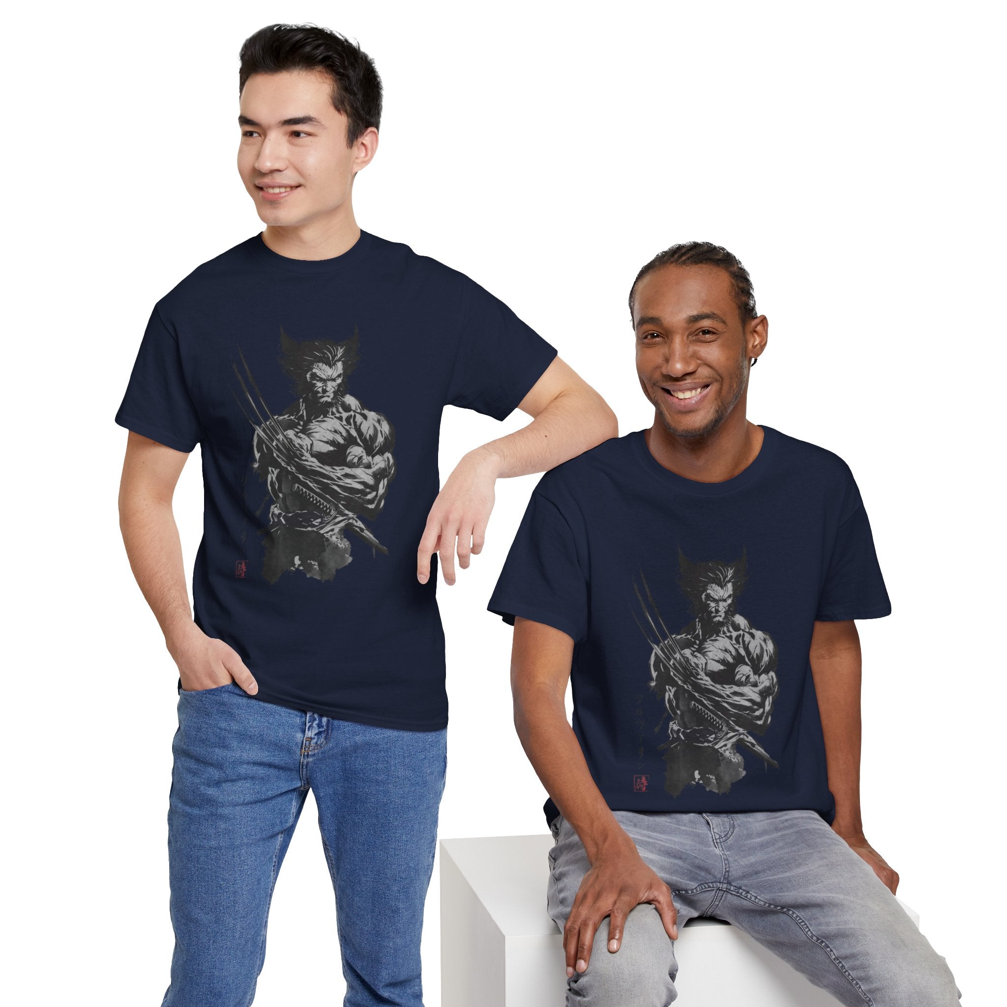 Wolverine Samurai T-Shirt – Marvel Inspired Japanese Style Unisex Tee