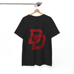 Marvel Daredevil movie Logo T‑Shirt — Distressed DD Superhero  unisex Tee