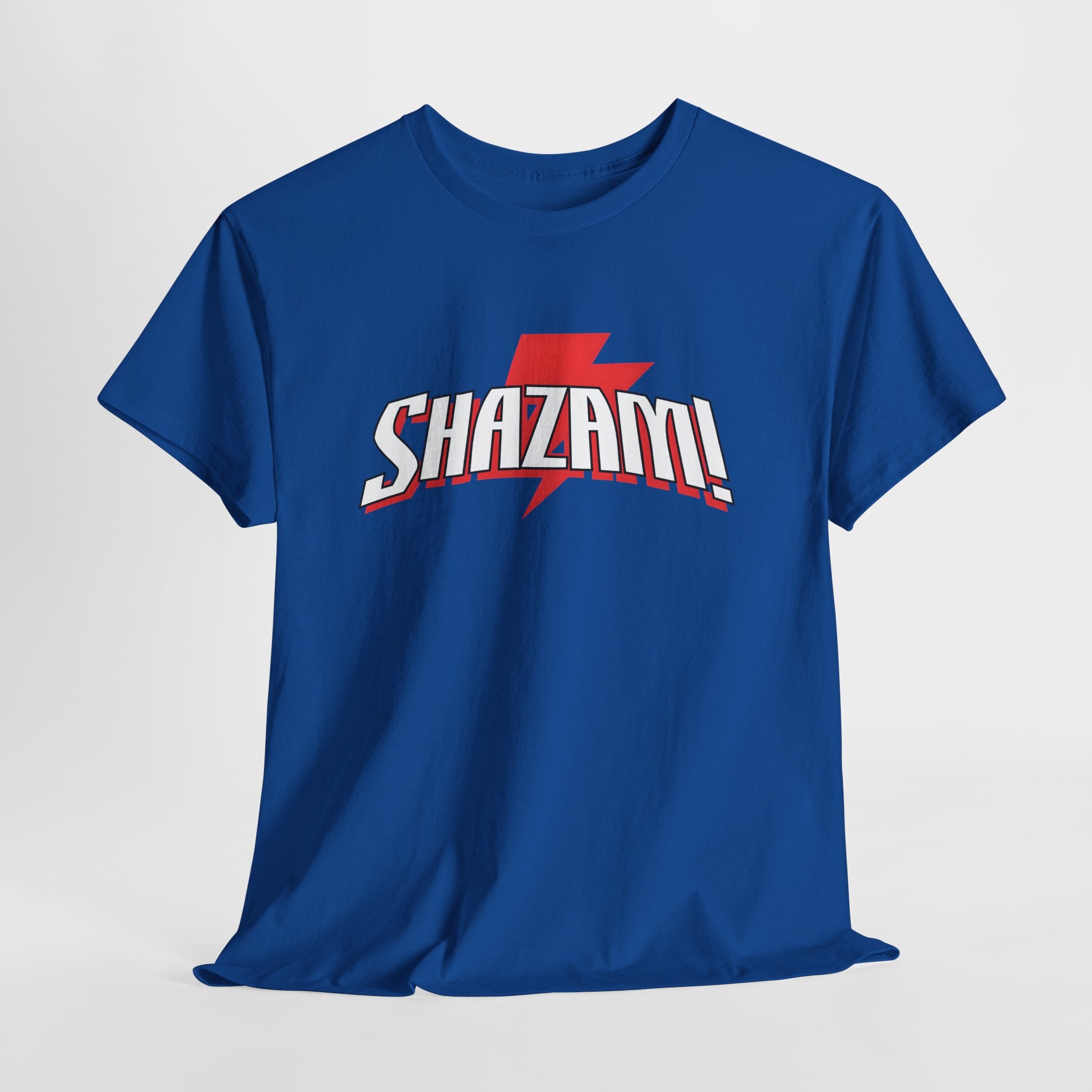 Shazam! Lightning Logo T-Shirt — Retro Comic Superhero Tee