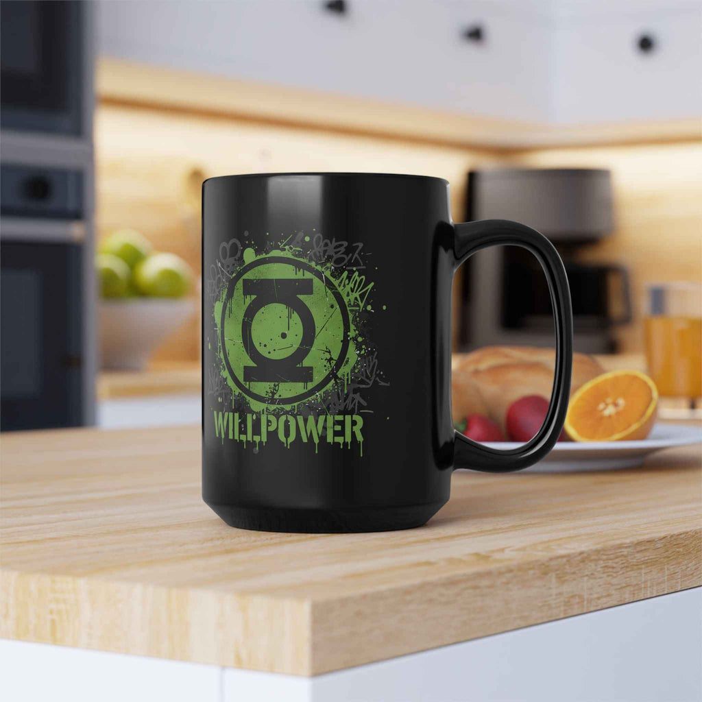 Edgy Willpower Lantern Street Art Statement Coffee Mug