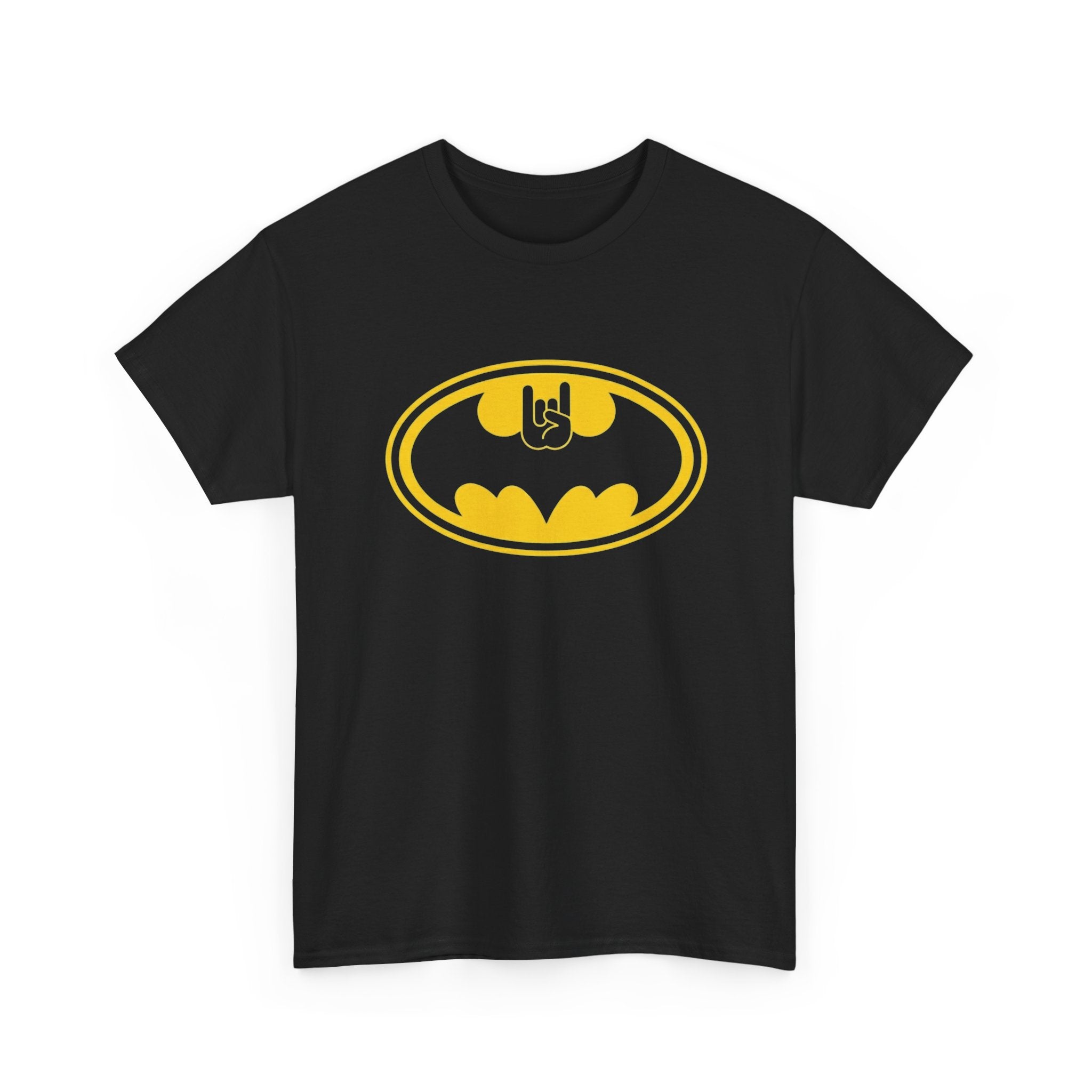 Batman Classic Rock And Roll Logo Unisex Premium T-Shirt