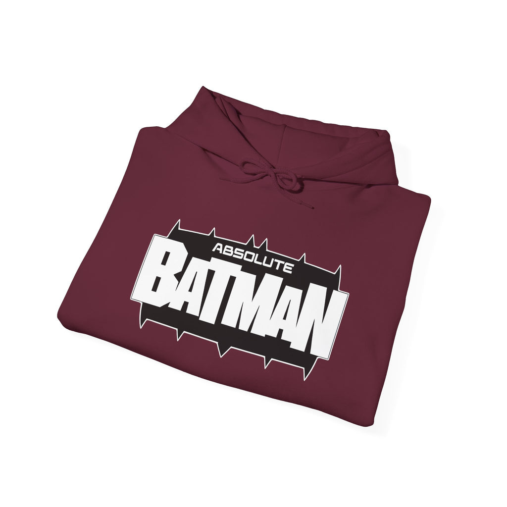 Absolute Batman Logo Unisex Hoodie – Gotham Knight Heavy Bat Graphic Hoodie