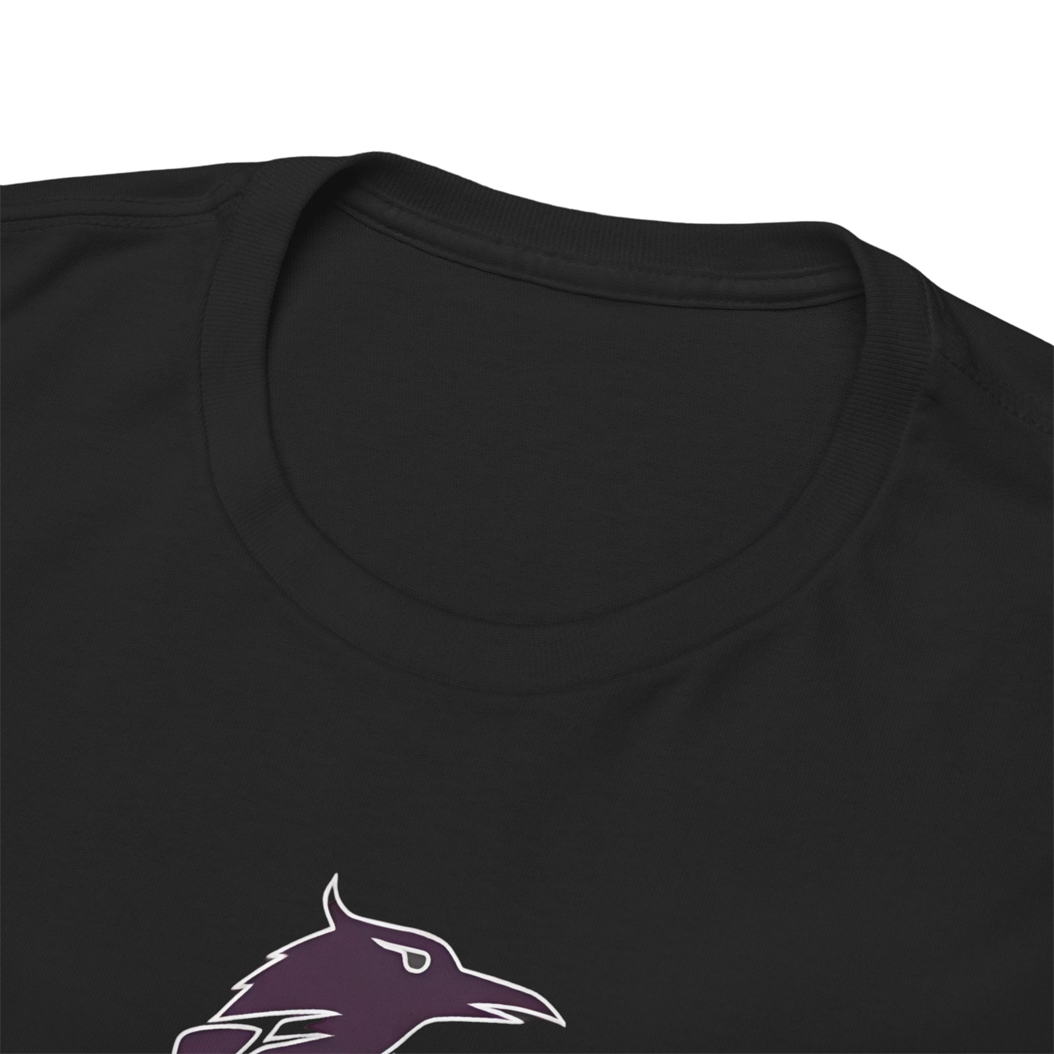 Teen Titans Raven Graphic Tee — Purple Geometric Raven Shirt