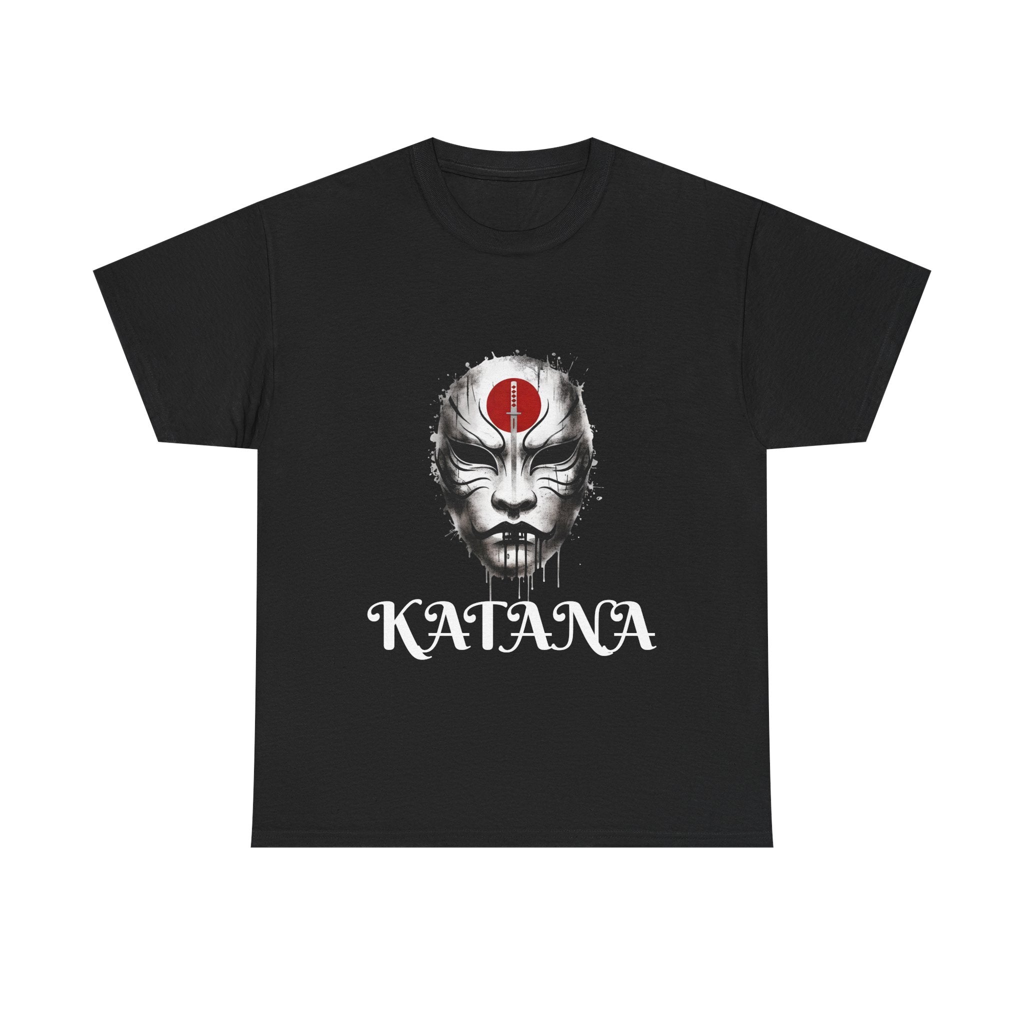 Samurai Mask T-Shirt — DC Katana Japanese Warrior Face Tee