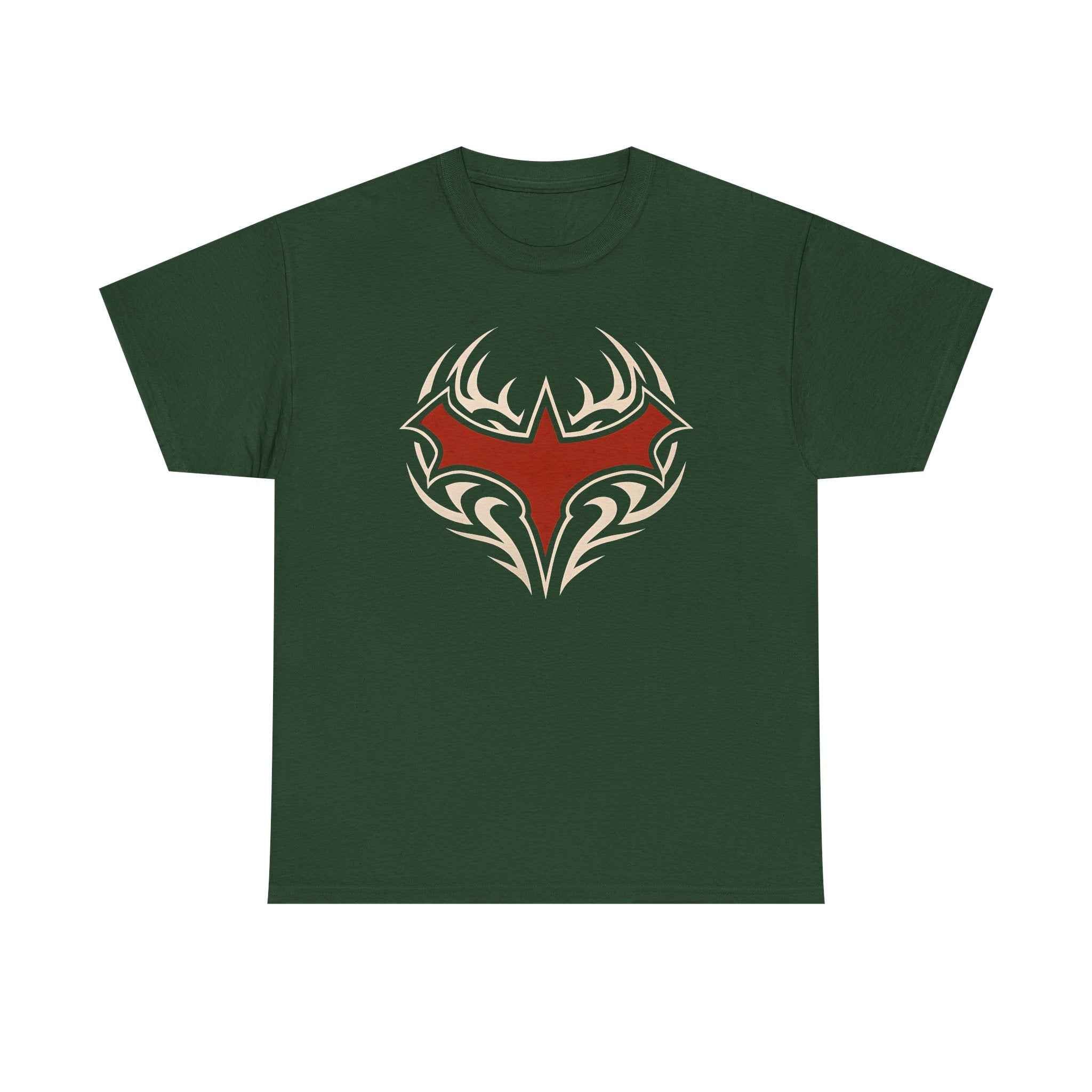 Tribal Batman Red Bat-Symbol Unisex Graphic T-Shirt