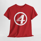 Fantastic Four Retro Logo T-Shirt — Minimalist Vintage Superhero Tee