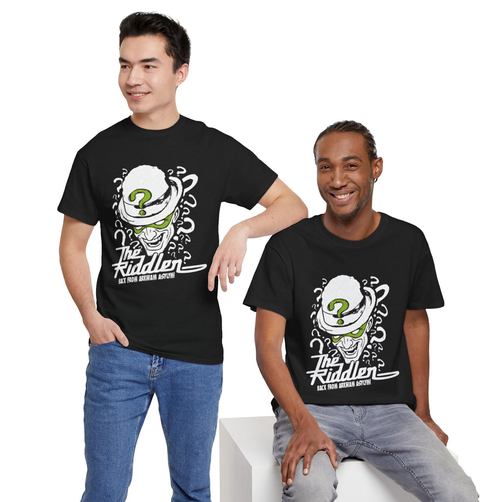 The Riddler T-Shirt – Vintage DC Batman Villain Graphic Tee | Gotham Puzzle Design