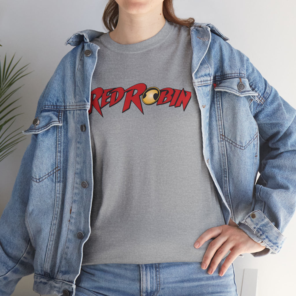 DC Comics Tim Drake Red Robin Emblem T‑Shirt – Batman Family Unisex Tee