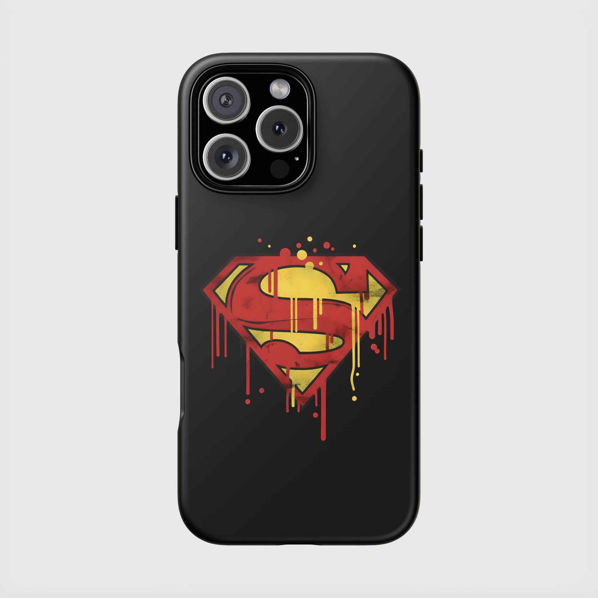 Superman Graphiti Hard iPhone Case