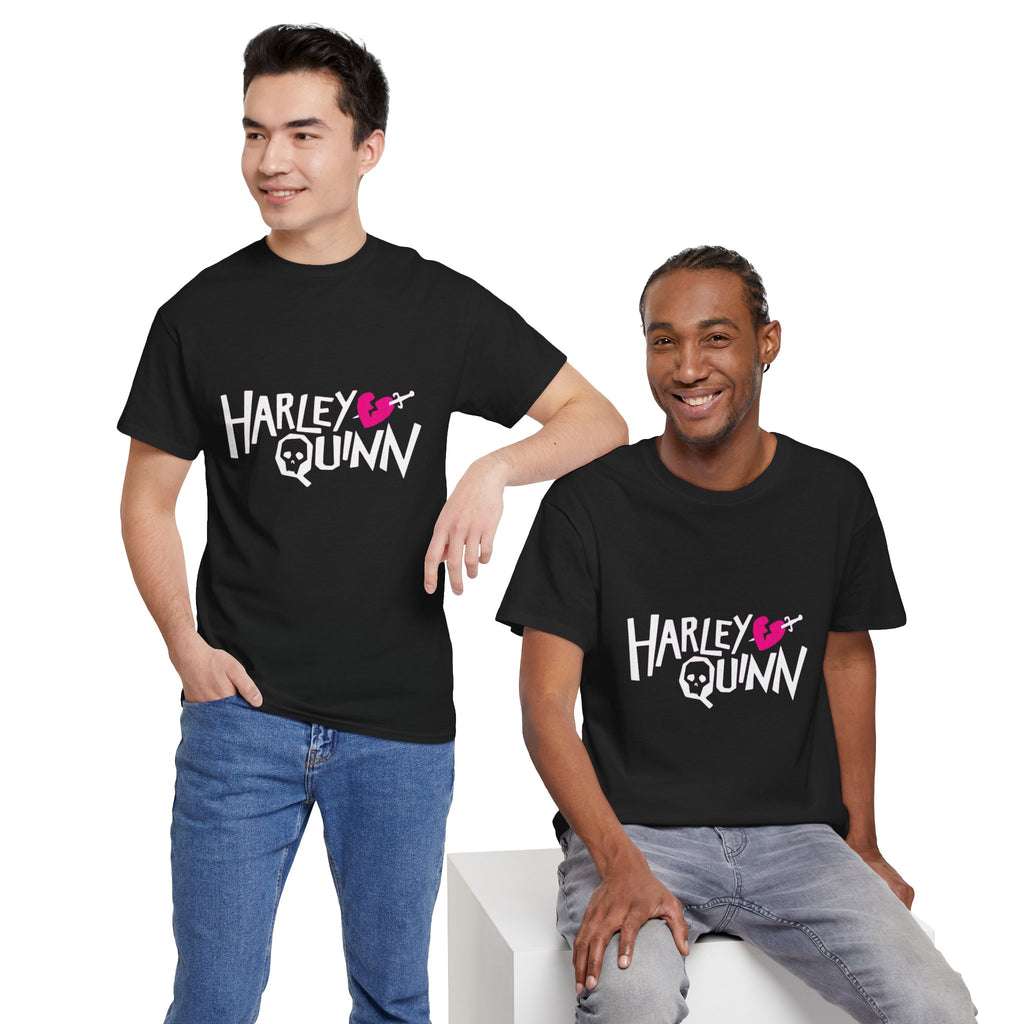 Harley Quinn Skull Heart Shirt – DC Comics Villain Graphic Tee
