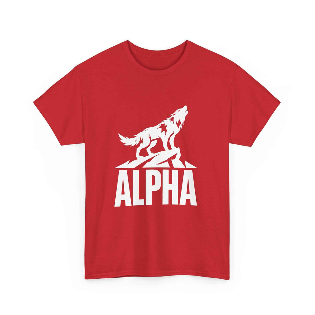 Alpha Wolf Tee, Graphic T-Shirt, Animal Lover Gift, Statement Shirt, Birthday Present, Outdoor Adventure, Cool Tee, Unisex Shirt