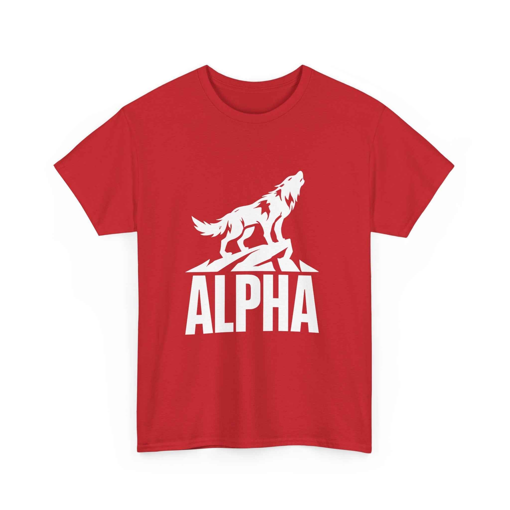 Alpha Wolf Tee, Graphic T-Shirt, Animal Lover Gift, Statement Shirt, Birthday Present, Outdoor Adventure, Cool Tee, Unisex Shirt