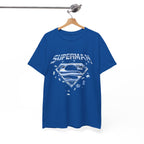 Man of Steel Metallic Logo T-Shirt — Shattered Chrome Superman Unisex Tee