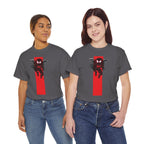 Marvel Miles Morales Spider-Man T-Shirt – Red Vertical Stripe Design | Premium Superhero Tee for Fans