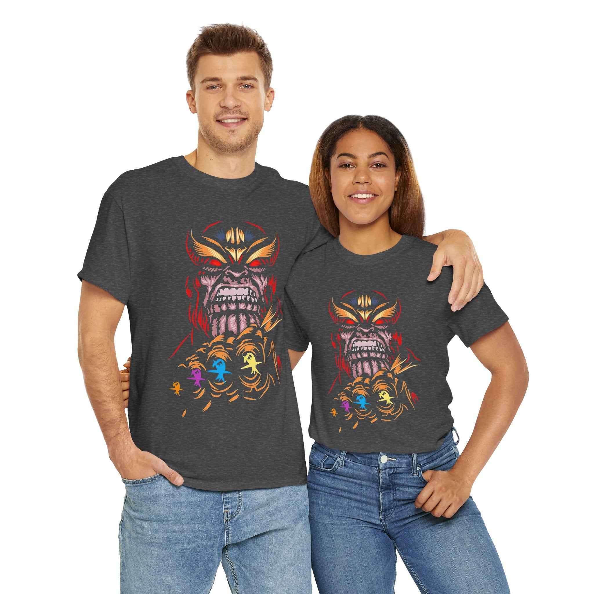 Thanos Infinity Gauntlet Marvel Villain Graphic Unisex T-Shirt
