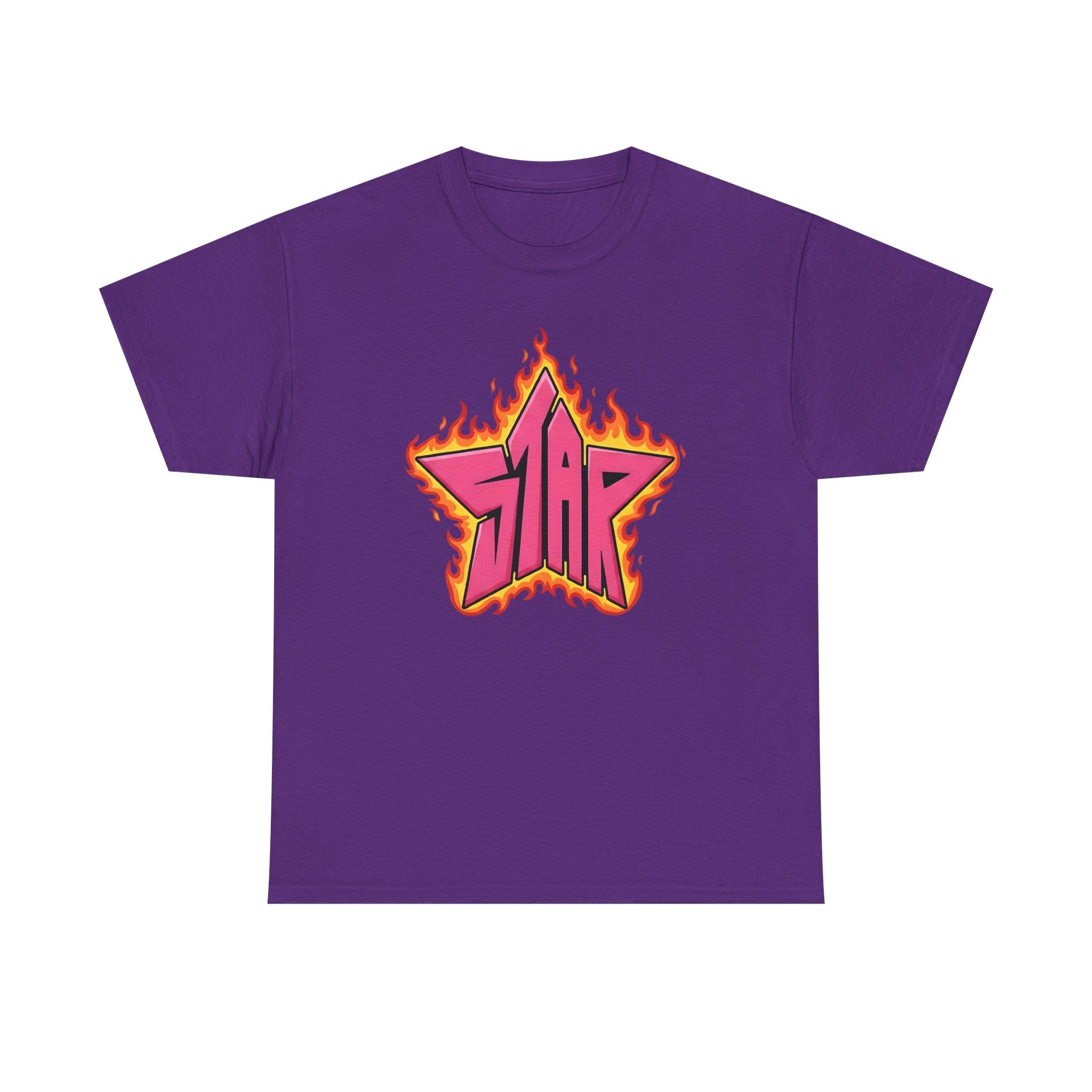 DC Teen titian Starfire Flaming Star Tee - Starfire graphical fanart T-shirt