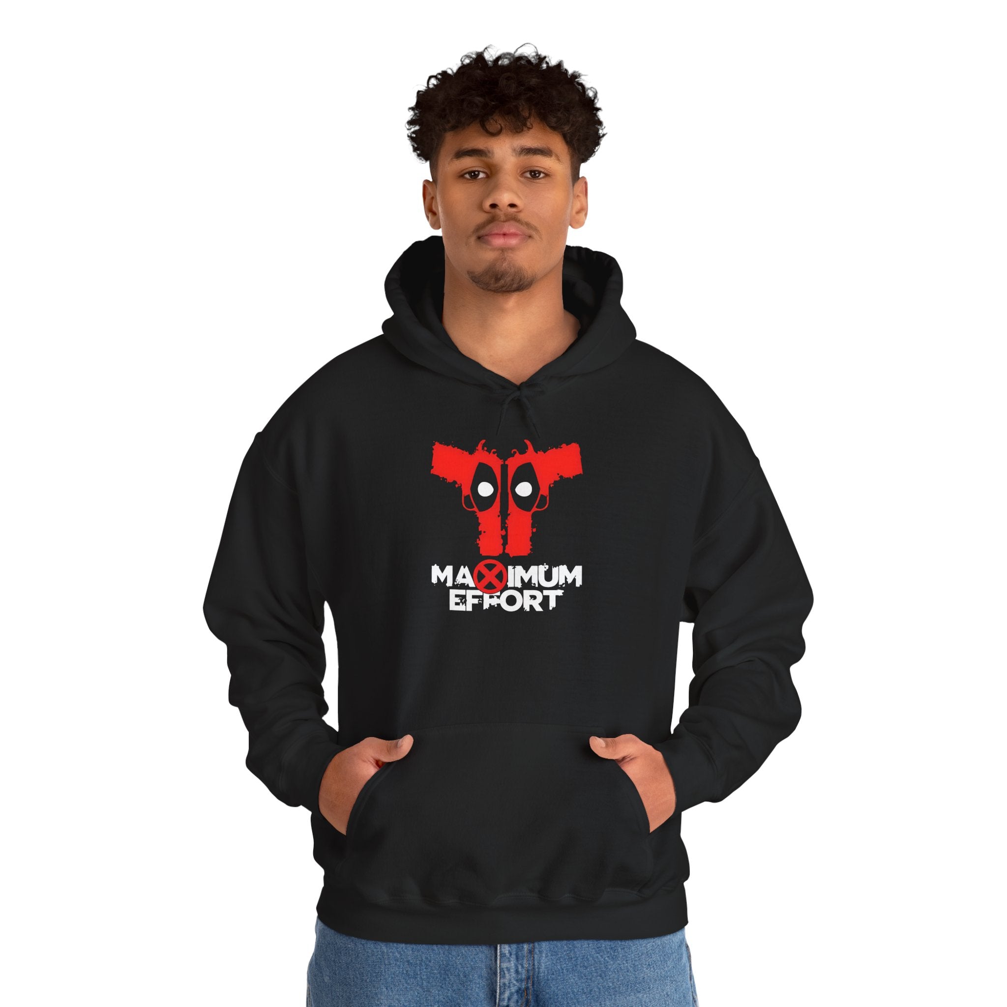 Deadpool "Maximum Effort" Hoodie — Marvel-Inspired Graphic Pullover