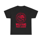 Wild Fang Pack Leader Unisex Cotton T-Shirt | Wolf Lover Gift, Adventure Apparel, Unique Graphic Tee, Animal Tee Shirt, Nature Lover Top