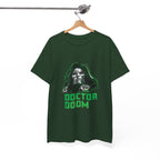 Doctor Doom Retro Green Villain Portrait T-Shirt — Avengers Graphic Tee