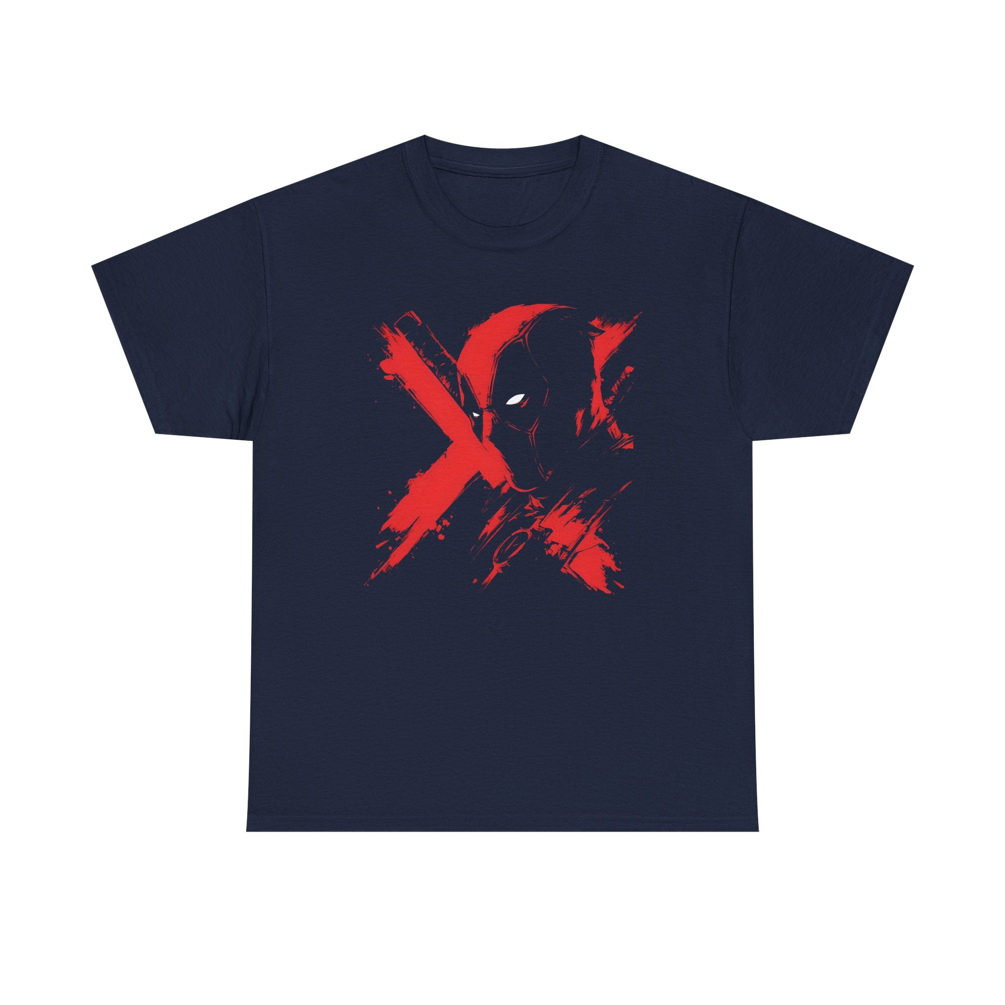 Deadpool Marvel Rivals Graphic Tee — Red X Masked Wade Wilson T-shirt