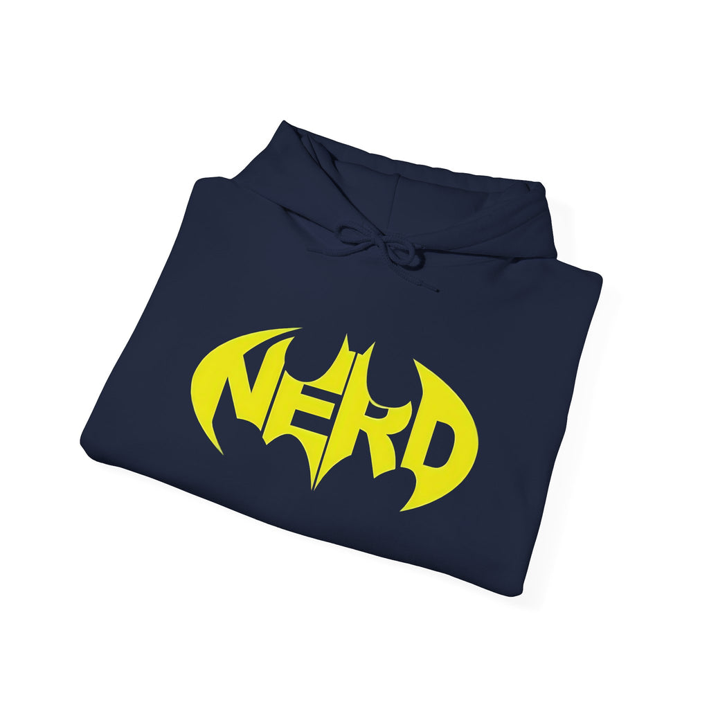 Nerd Batman Yellow Graphic Unisex Streetwear Hoodie