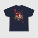 Harlequin Heart Tee — Joker-Inspired Playing Card Graphic T-Shirt
