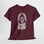 Dark Inside Skull Graphic T-Shirt — Gothic Halloween Alternative Tee