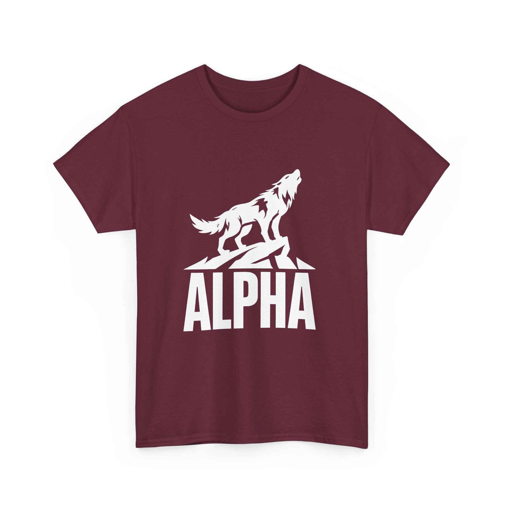 Alpha Wolf Tee, Graphic T-Shirt, Animal Lover Gift, Statement Shirt, Birthday Present, Outdoor Adventure, Cool Tee, Unisex Shirt