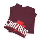 Shazam! Lightning Logo T-Shirt — Retro Comic Superhero Tee