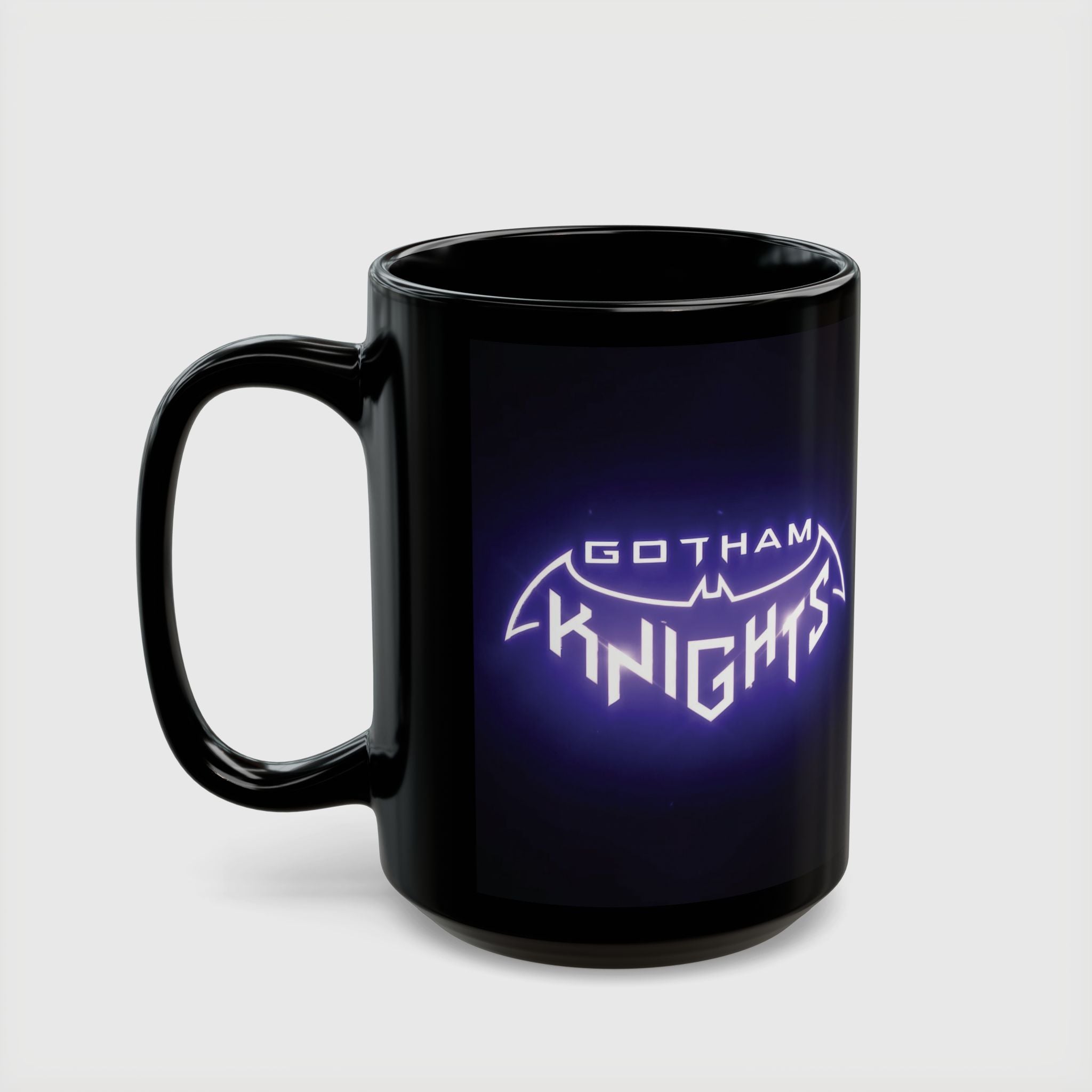 Gotham Knights & Heroes Black Morning Coffee Mug (11oz/15oz)