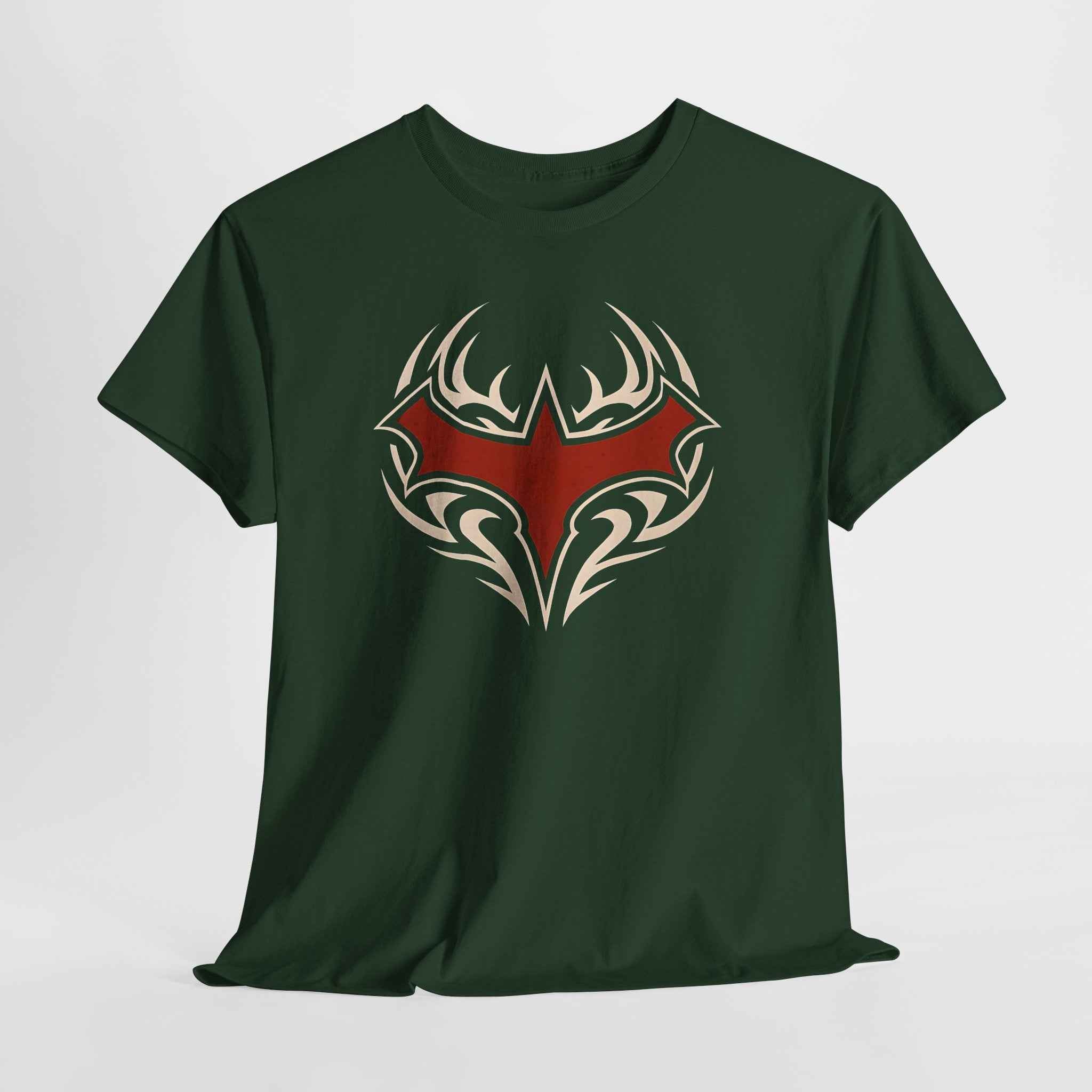 Tribal Batman Red Bat-Symbol Unisex Graphic T-Shirt
