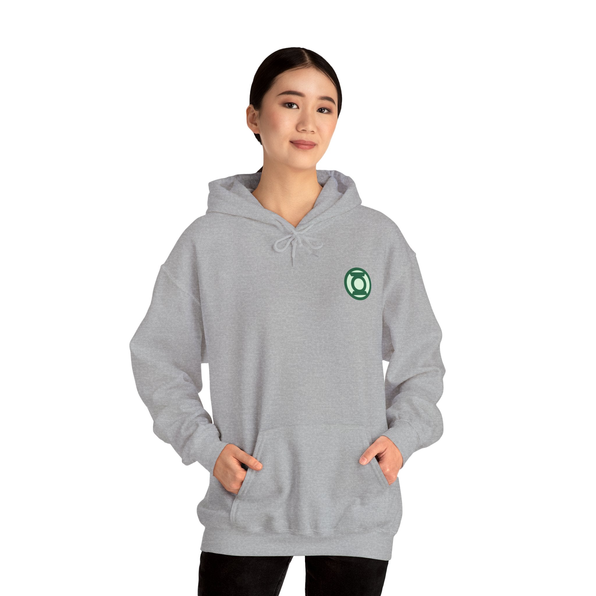 Green Lantern "Willpower" Hoodie — Comic Superhero Hooded Sweatshirt