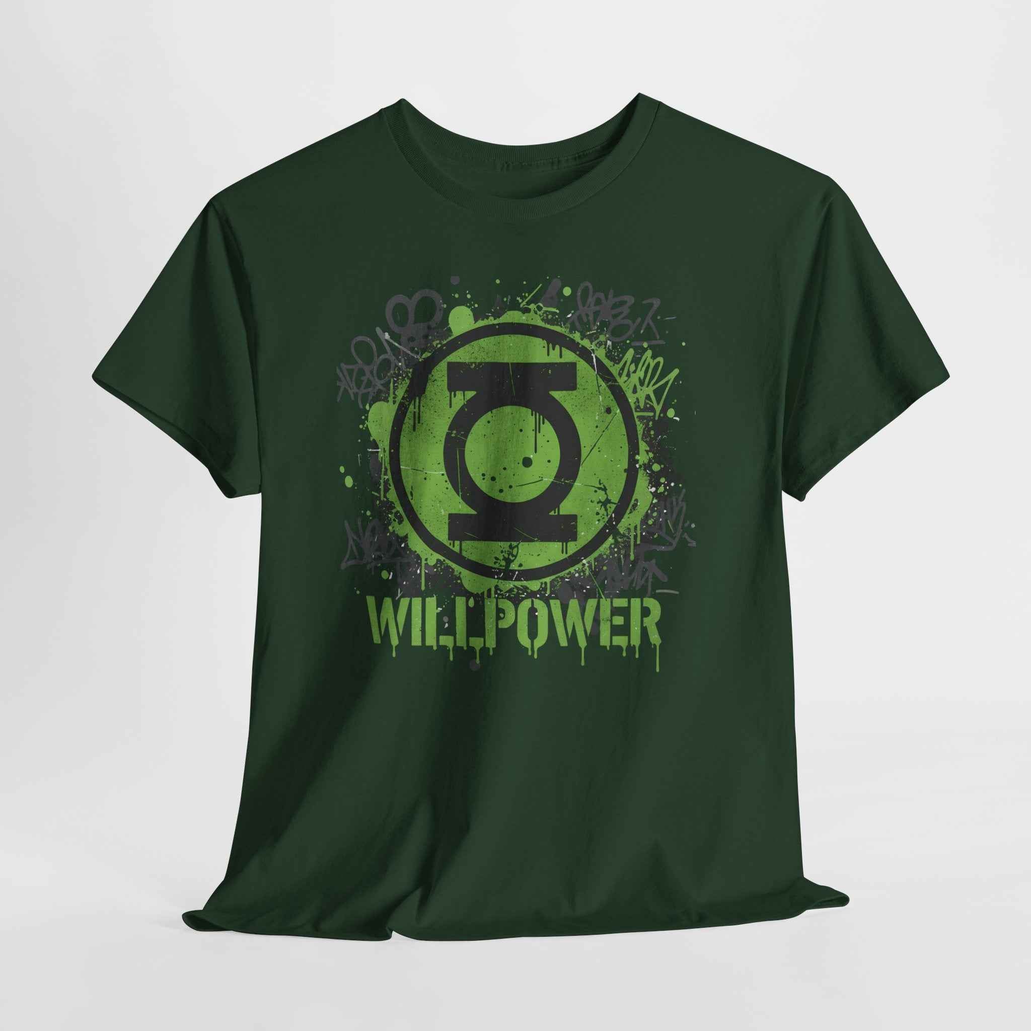 Green Lantern Willpower Graffiti Splatter Unisex T-shirt