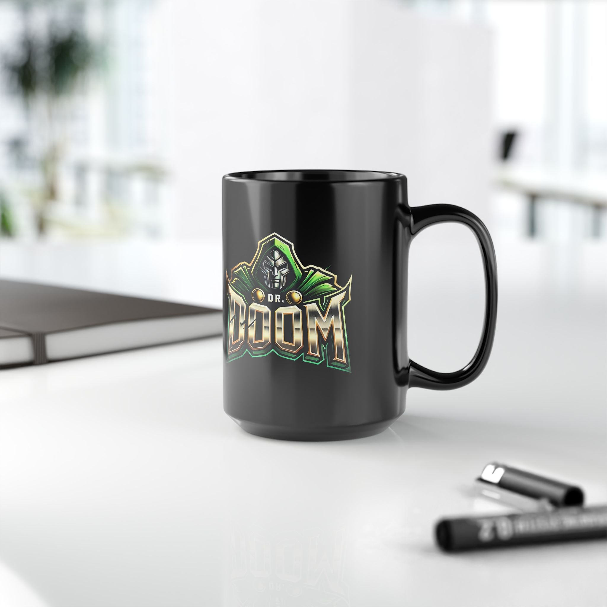Dr. Doom Marvel Villain Coffee Mug - Victor Von Doom Latveria Coffee Mug - 11oz & 15oz