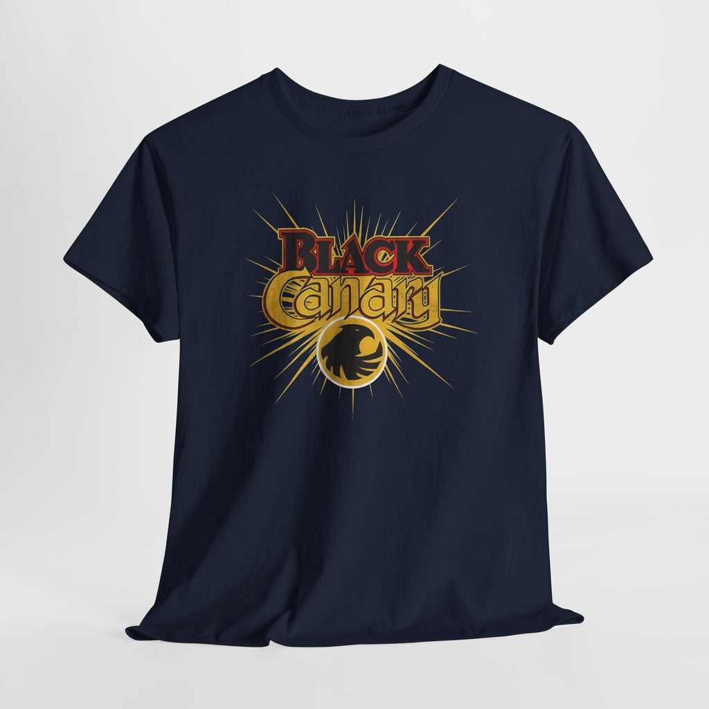 Black Canary Logo T-Shirt — Dinah Lance Justice Society of America Tee
