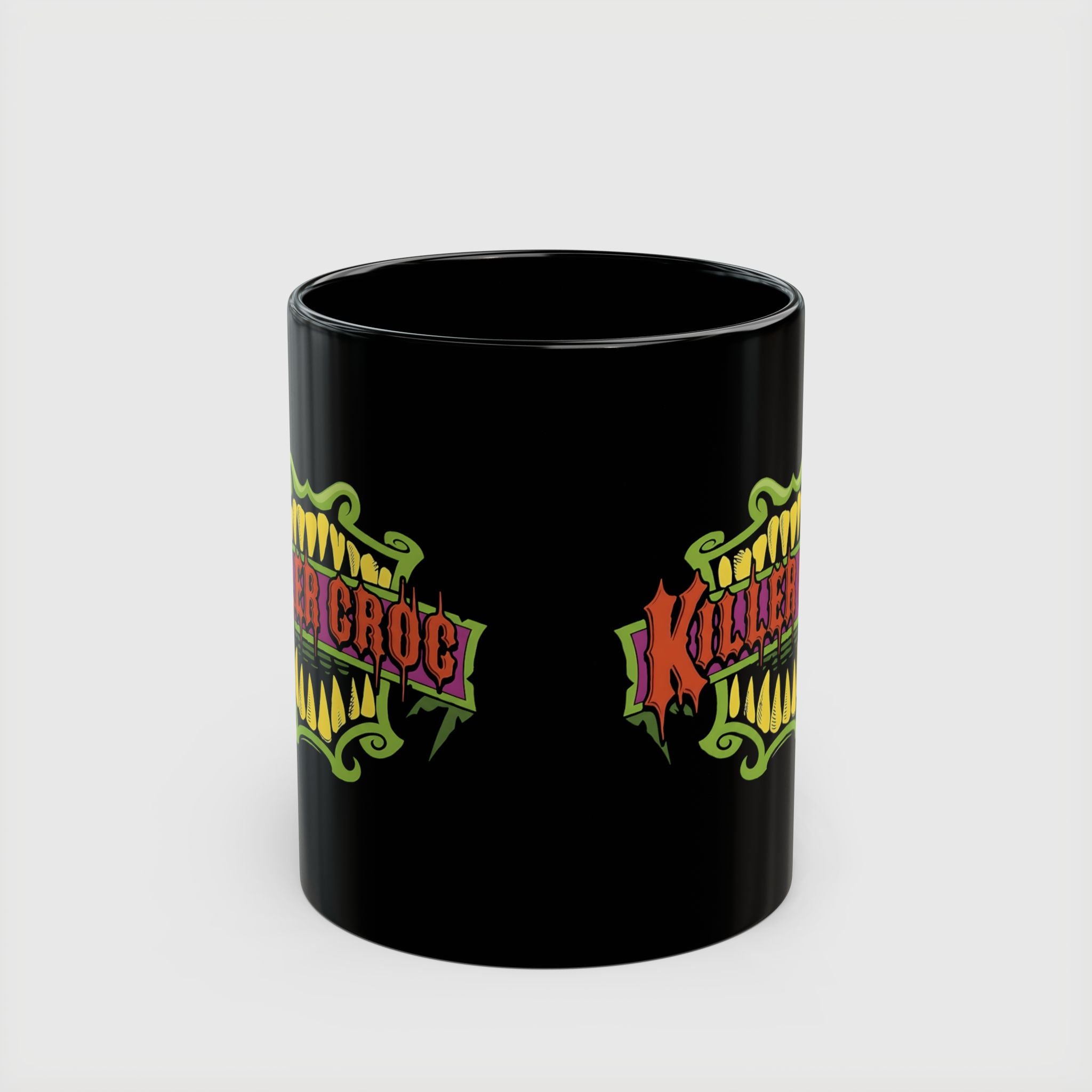 Killer Croc Black Mug — 11oz & 15oz Graphic Coffee Cup