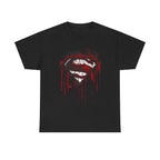 Superman Bloody S Shield Sacrifice Black Unisex T-Shirt