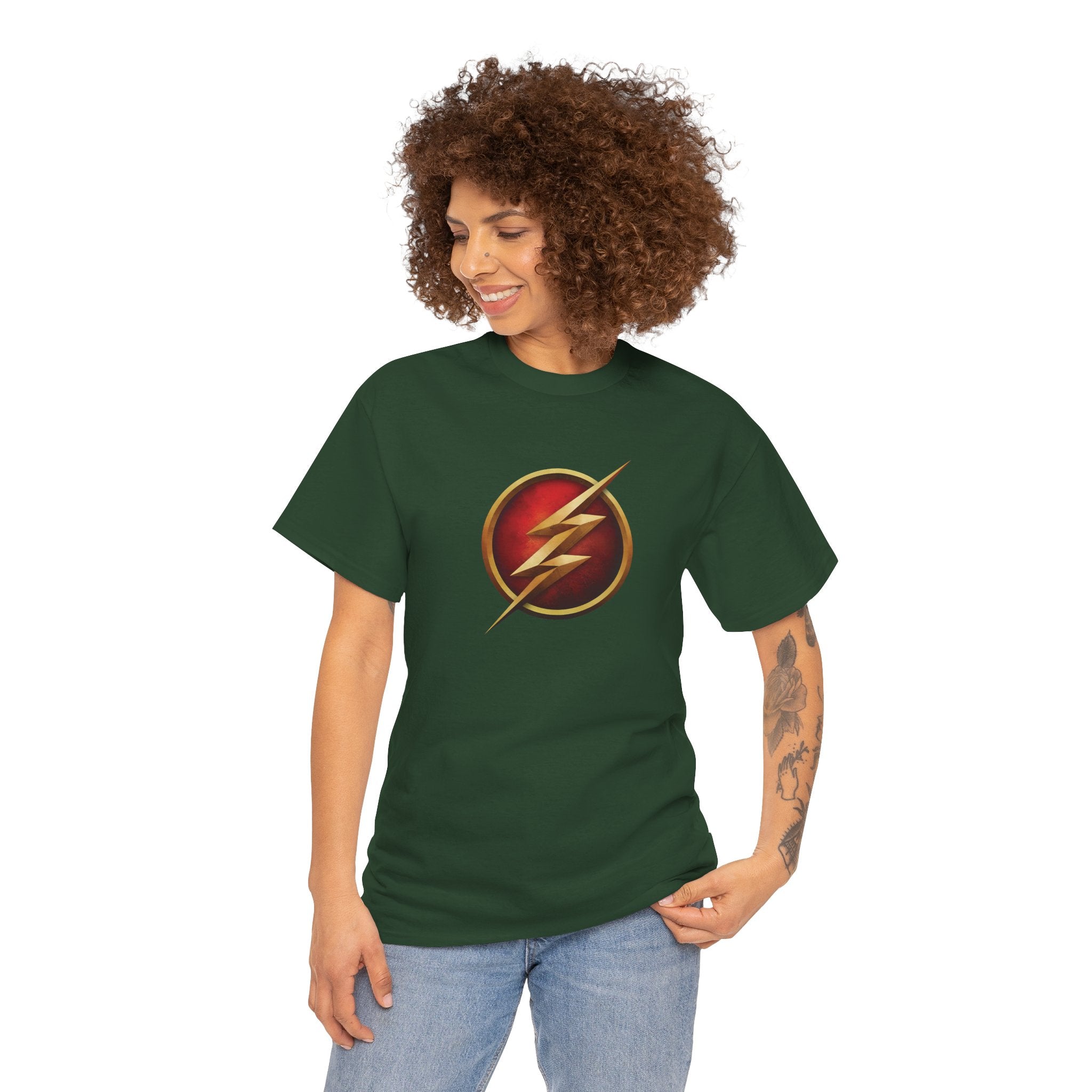 DC Flash Unisex T-shirt - Flashpoint & Classic Bolt Graphic Tee - Speed Force Apparel - Premium 100% Cotton Superhero Tee