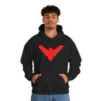 Nightwing Red Emblem Hoodie — DC New 52 Comic Logo Sweatshirt