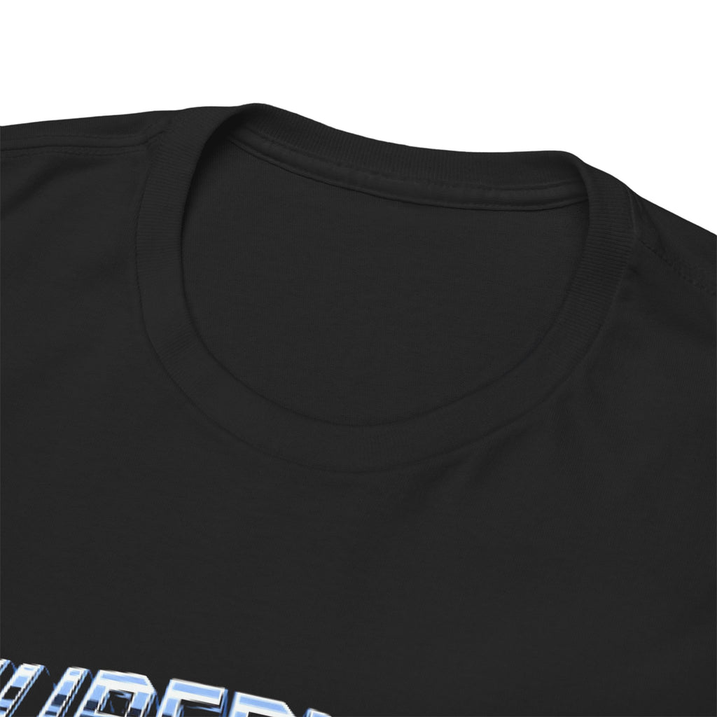 Man of Steel Metallic Logo T-Shirt — Shattered Chrome Superman Unisex Tee