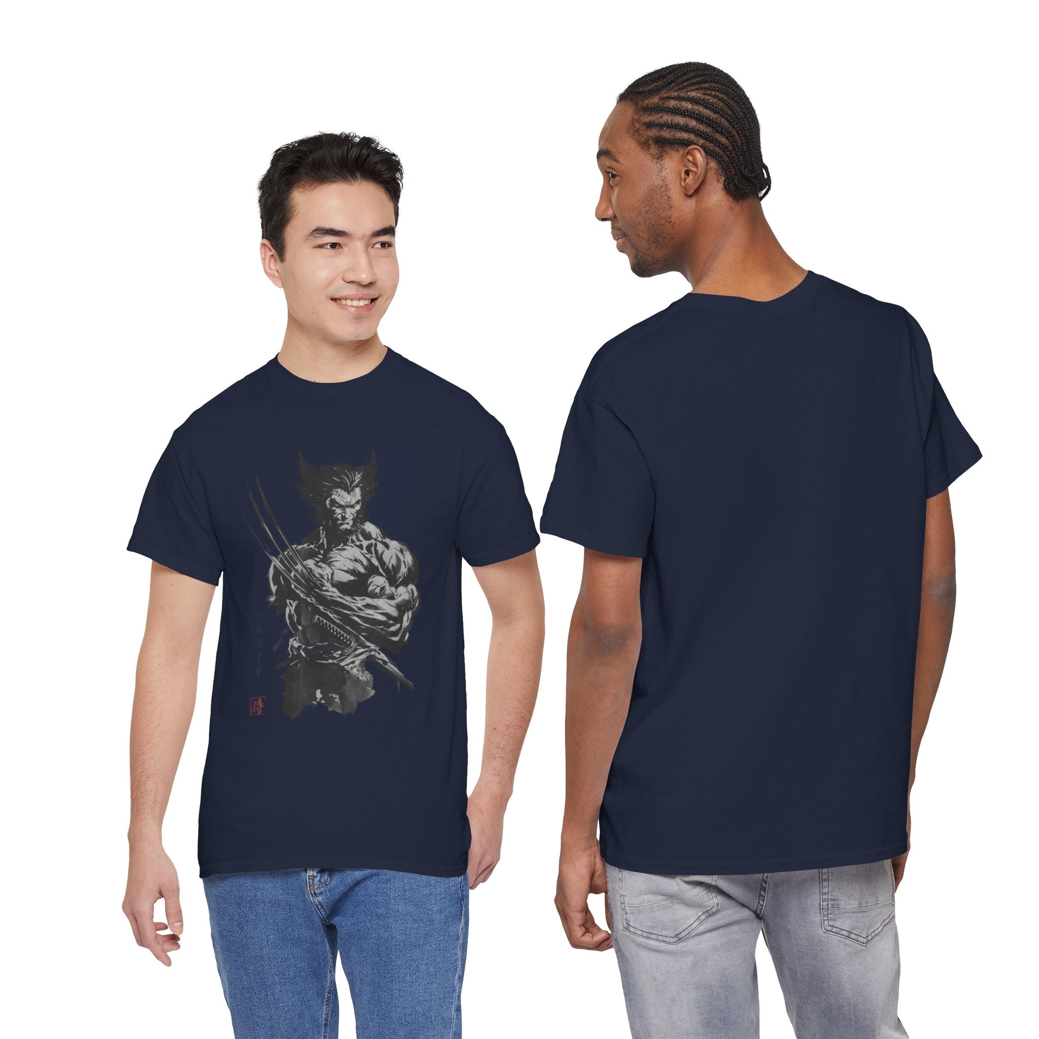 Wolverine Samurai T-Shirt – Marvel Inspired Japanese Style Unisex Tee
