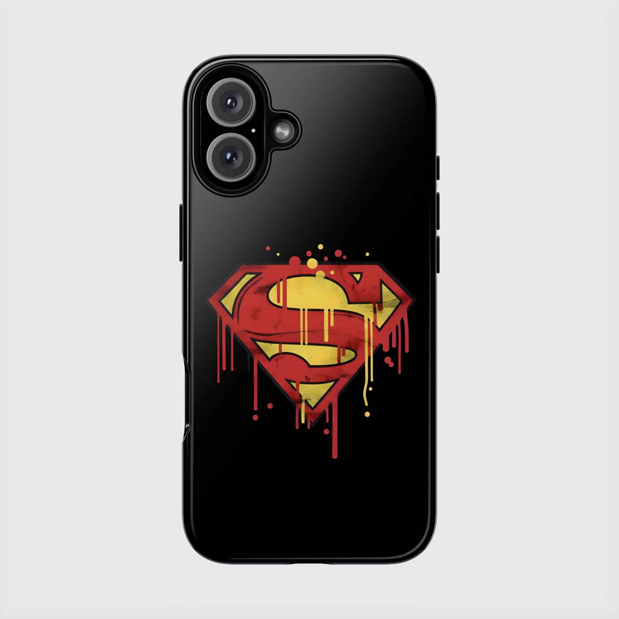 Superman Graphiti Hard iPhone Case