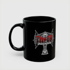 Thor Hammer Black Coffee Mug — Marvel Norse Mythology 11oz/15oz