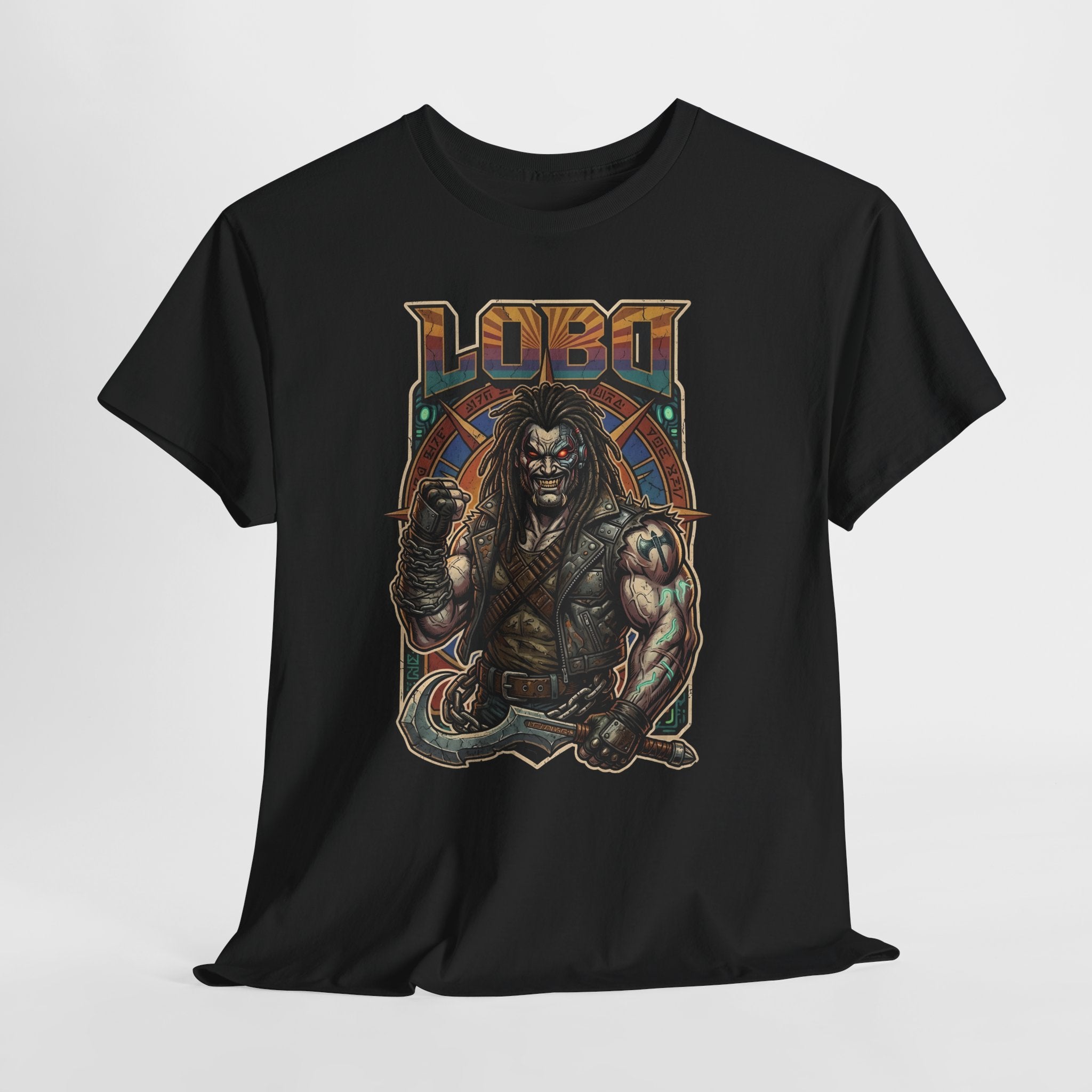 Lobo Warrior Graphic Tee – Jason Momoa’s DCU Czarnian Bounty Hunter T‑Shirt