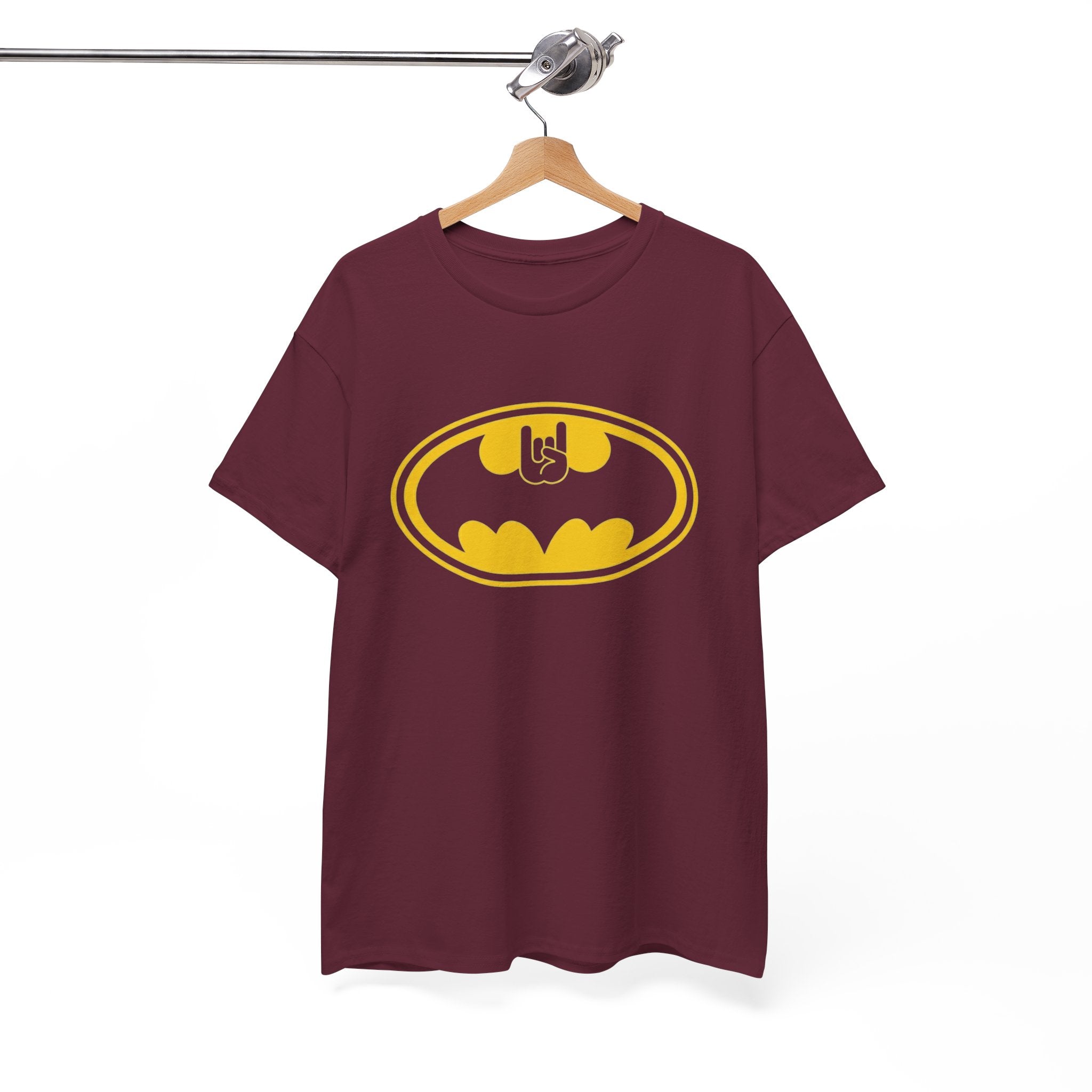 Batman Classic Rock And Roll Logo Unisex Premium T-Shirt