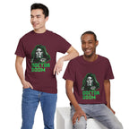 Doctor Doom Retro Green Villain Portrait T-Shirt — Avengers Graphic Tee