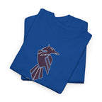 Teen Titans Raven Graphic Tee — Purple Geometric Raven Shirt