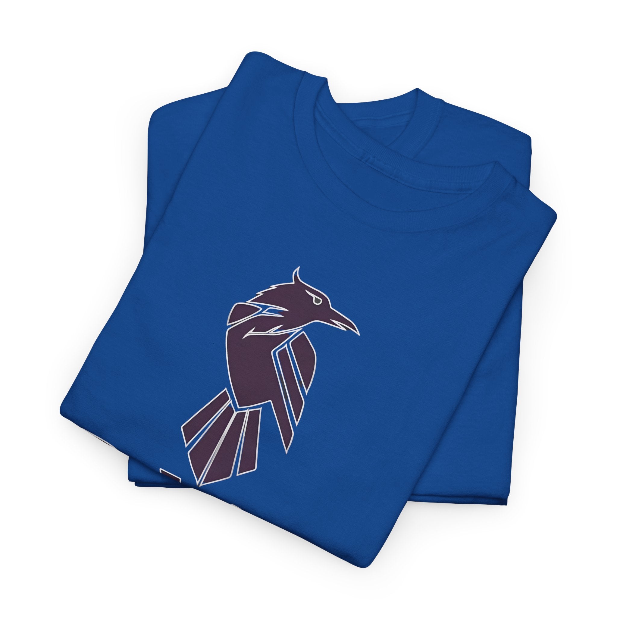 Teen Titans Raven Graphic Tee — Purple Geometric Raven Shirt